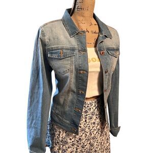 Maverick The Collection Light Indigo Jean Denim Women’s Jacket size Medium